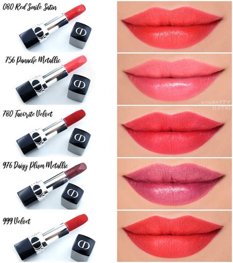 Rouge Dior lipstick shades